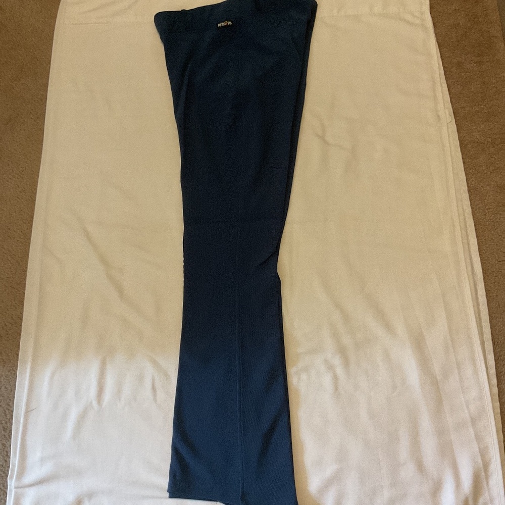 Kerrits Microcord Bootcut Tights Blue Large 1308-43
